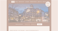 Desktop Screenshot of de-la-paix.ch